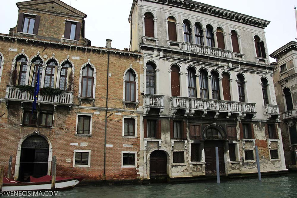 Fachada de Ca' Tron al Gran Canal