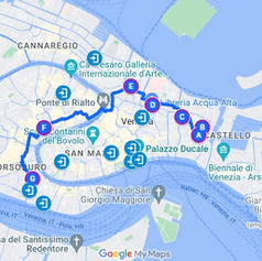 MAPA DE LOS LUGARES DE CORTO MALTÉS