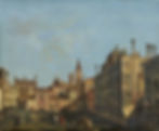 La desaparecida iglesia de San Stin (cuadro de Bellotto, 1740-1780)