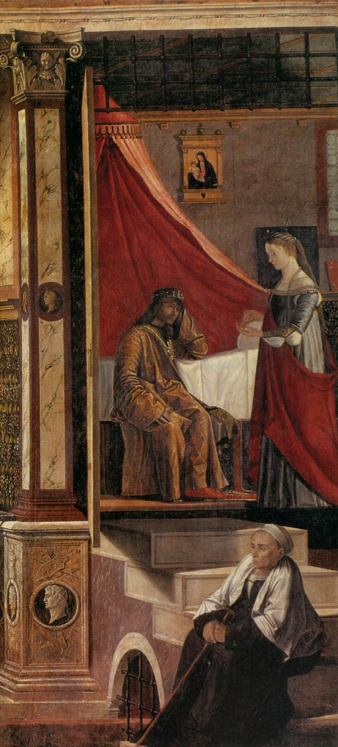 Detalle Llegada de los embajadores ingleses a la corte del rey de Bretaña (1495)