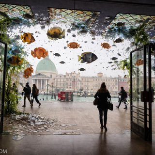 EL ACUARIO 🐟🐠🐡DE CRISTAL DE LA ESTACIÓN DE SANTA LUCIA