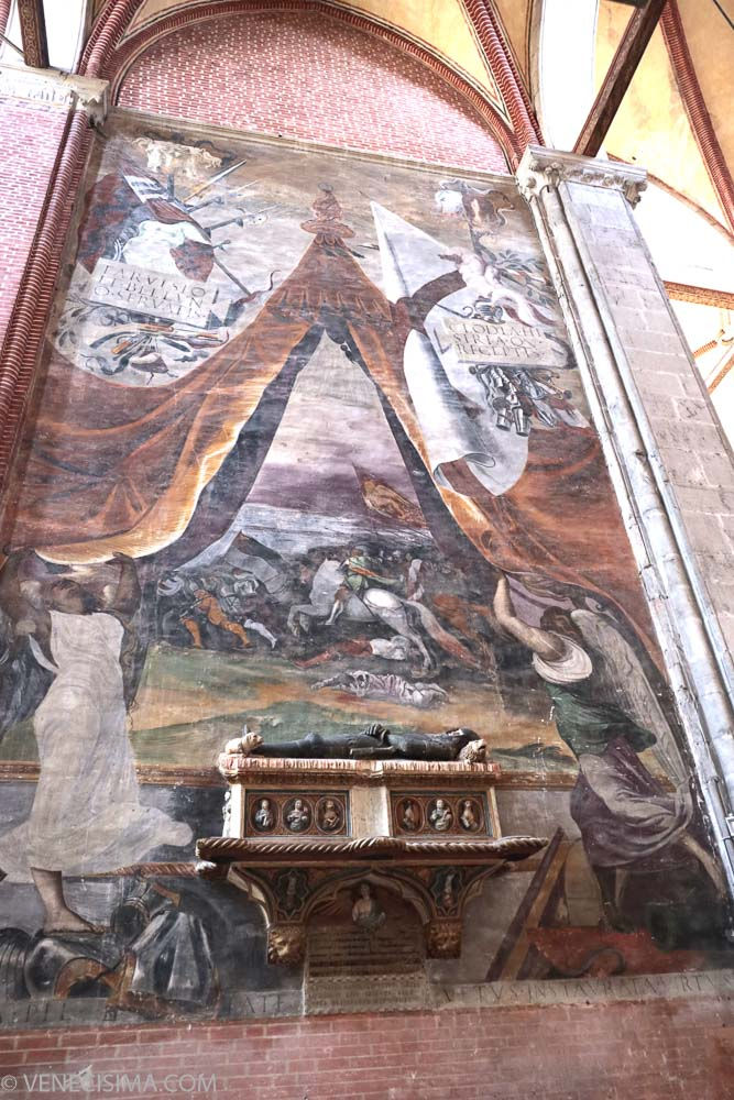 Batalla de Chioggia (cuadro en la basilica de Santi Giovanni e Paolo)