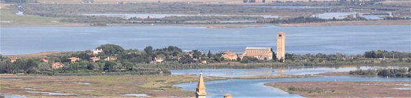 La zona de Torcello donde podemos ver los viveros de Moeche