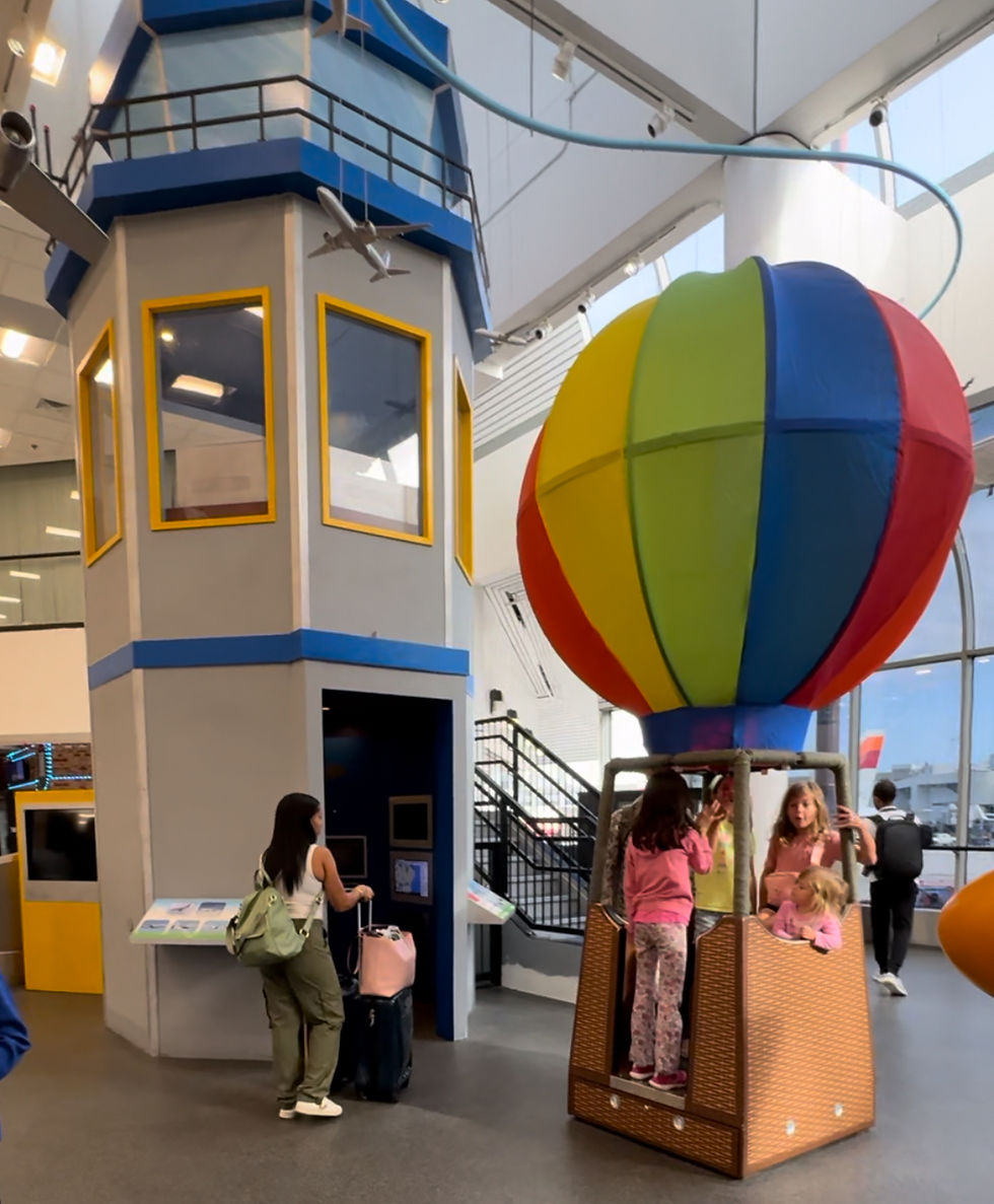 Exploring Airports with Playgrounds