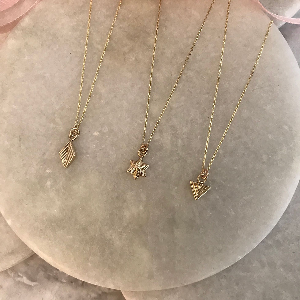 Thumbnail: Solid Gold Diamond Necklace