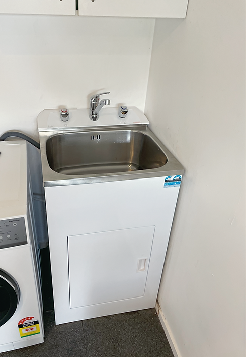 laundry tub upgraded