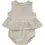 Thumbnail: Oatmeal Gingham Peplum Set