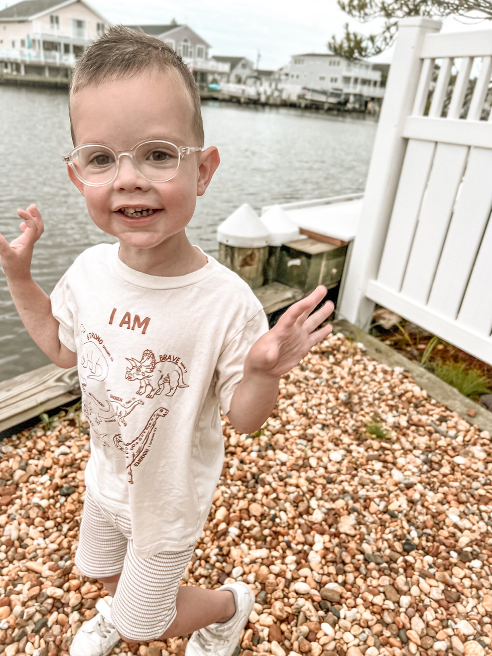 Thumbnail: Dino Affirmation Words T-Shirt