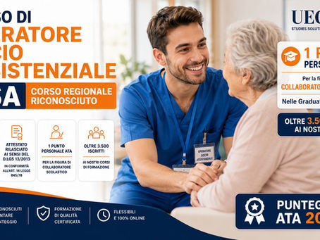 Operatore Socio Assistenziale - OSA - 1 Punto in Graduatoria ATA