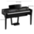 Thumbnail: Yamaha Clavinova CVP909 Dimension