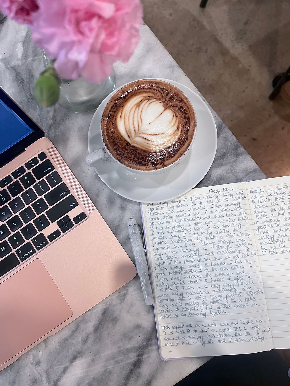 How to set goals that align with your heart! Use a journal to reflect on what you truly desire.