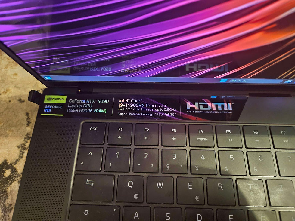 Miniaturbild: Razer blade 16 i9 14 Gen. RTX 4090 (2024)