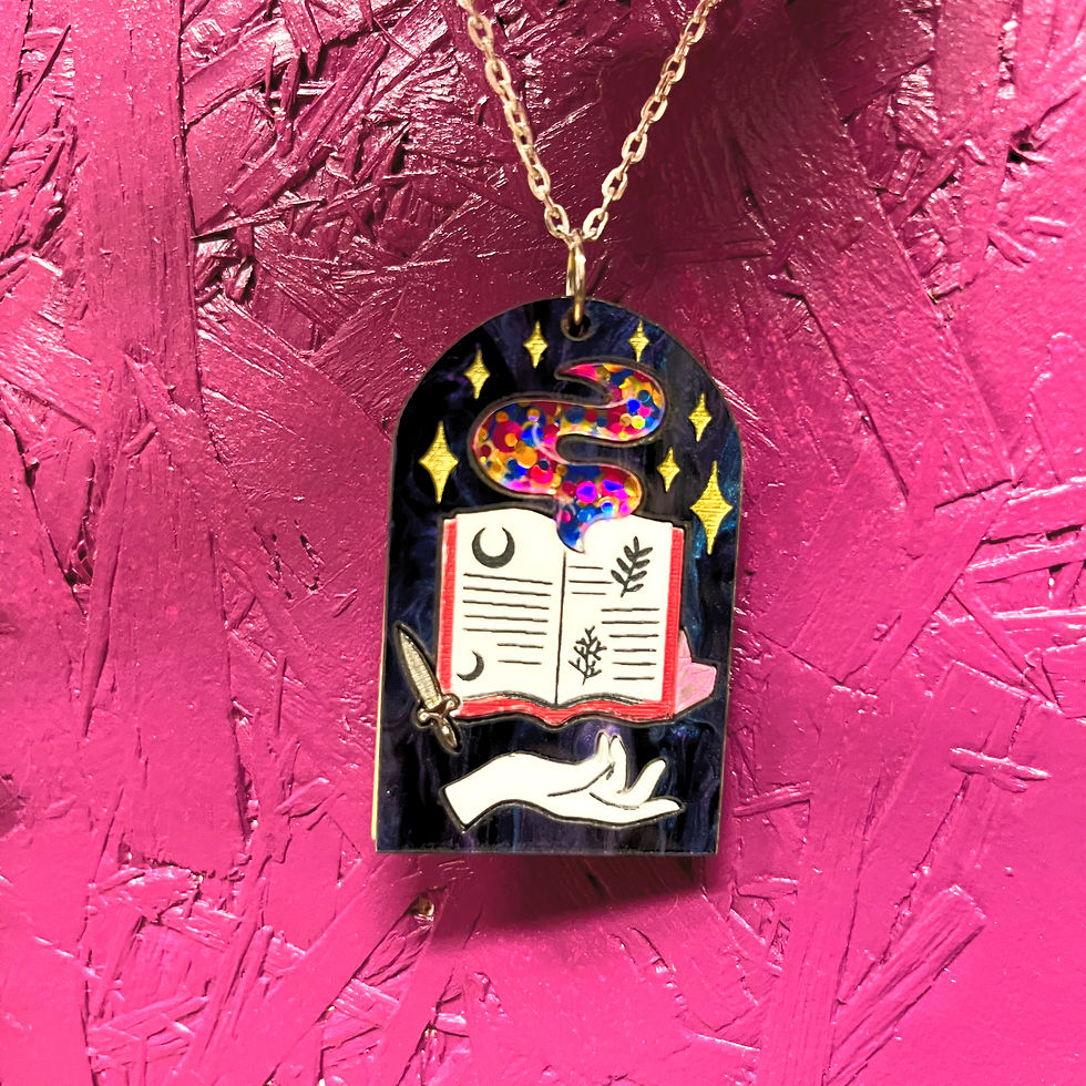 Thumbnail: Happy Grimoire Necklace