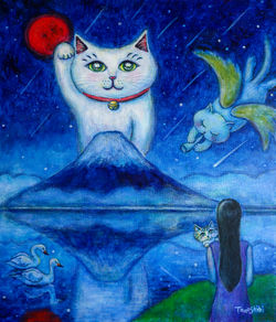 Amazing Night - 富士に大招き猫がやってくる