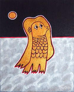 金色のアマビエ