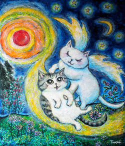 月と太陽と天使猫のパワースポット