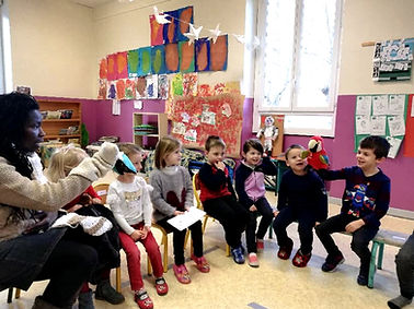 L'anglais avec une intervenante spécialisée