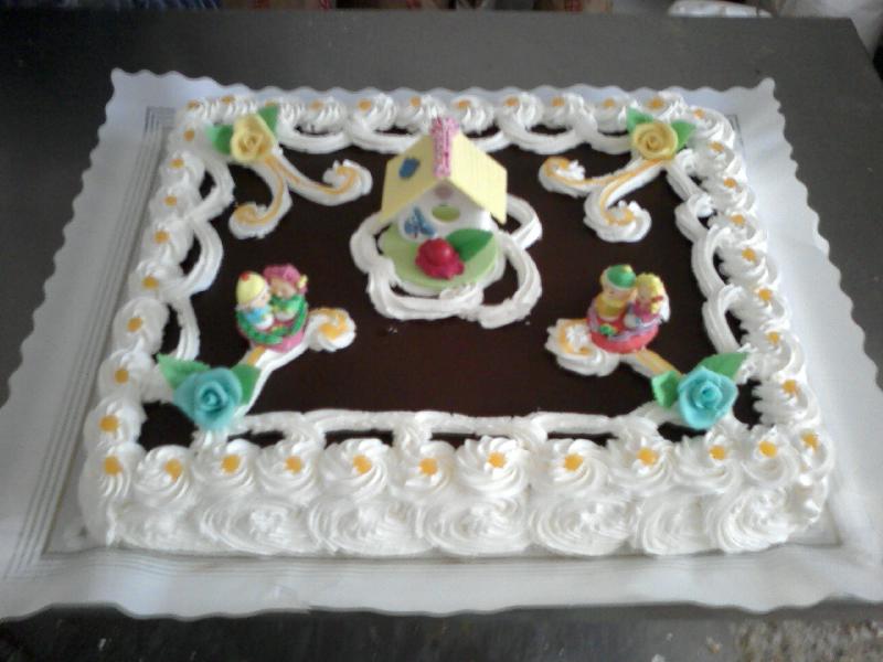 Tarta de chocolate.