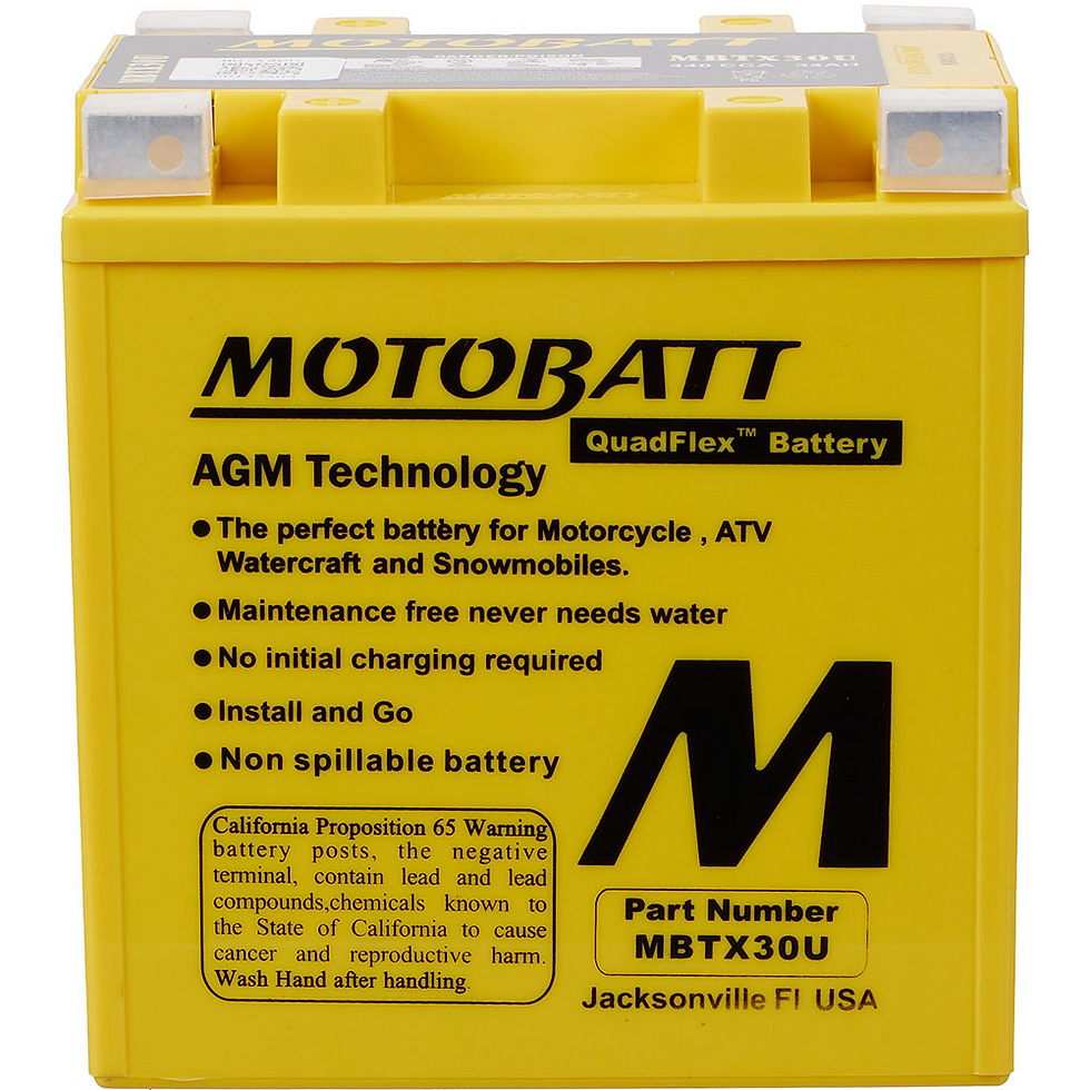 Thumbnail: MBTX30 Battery MOTOBATT 440CCA 