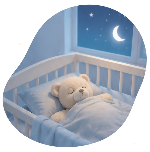 Soft Blue Dream Bear Sleep Homepage