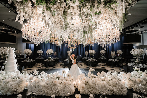 beautiful wedding dress floral wedding venue