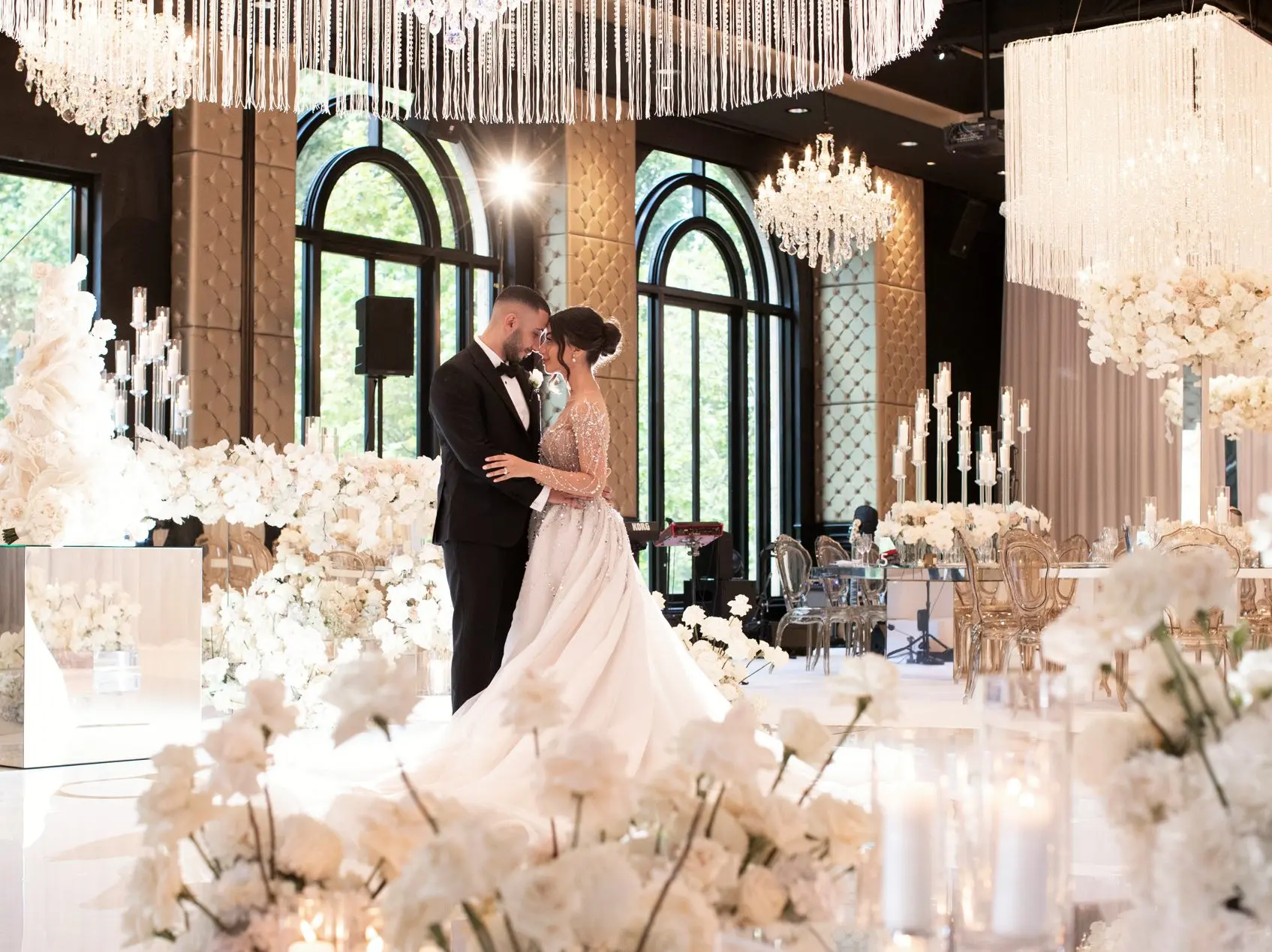 wedding dress in doltone house venue