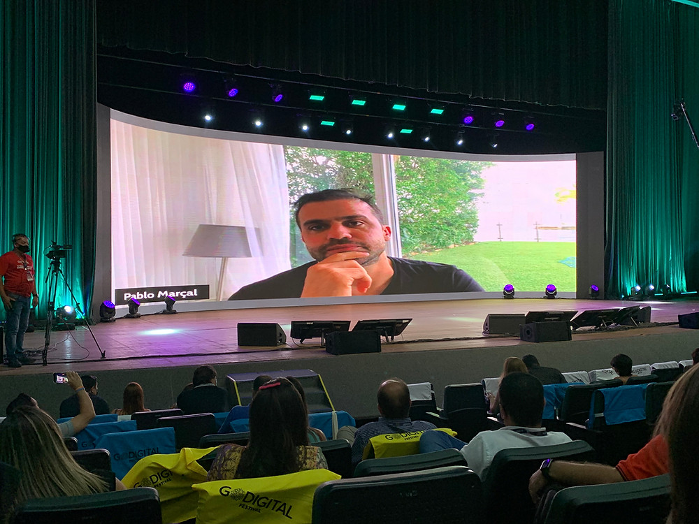 Apresentação de Pablo Marçal. Foto: Acervo pessoal