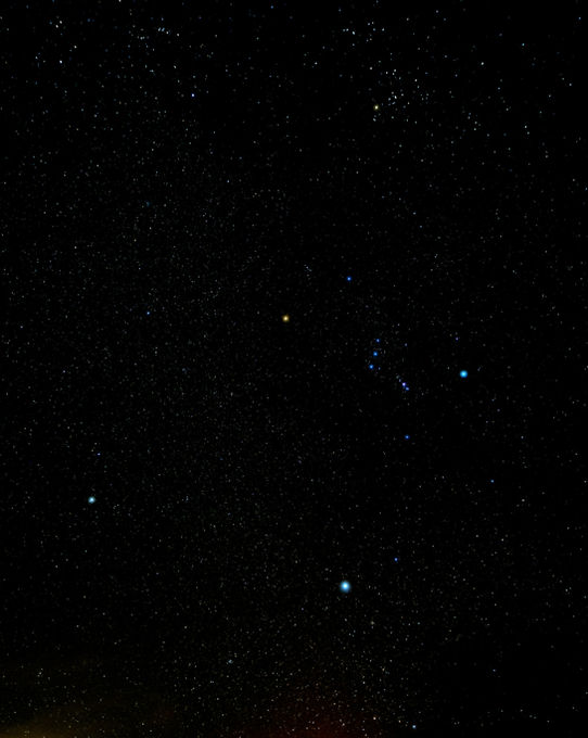 Captured this beautiful view with Betelgeuse, Rigel, and Orion’s Belt in full display, alo