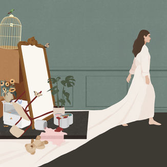 Editorial illustration | The Weight we Carry