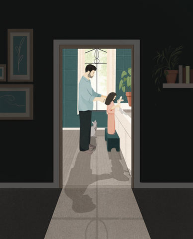 Editorial Illustration | Moment of Stillness 