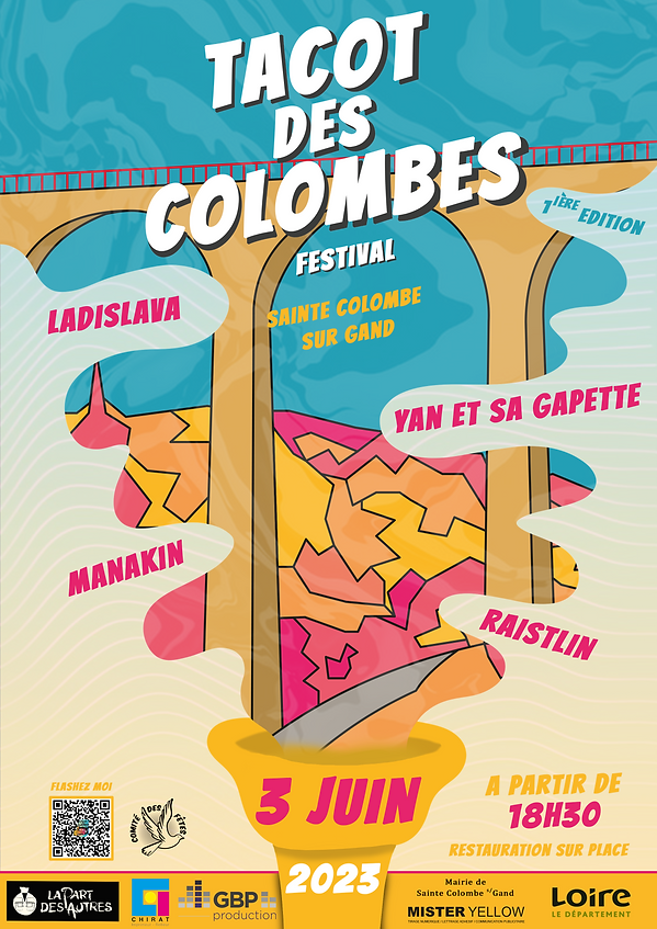 Affiche festival tacot des colombe 2023 1iere édition(1).png