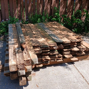 4x4 from a fence.