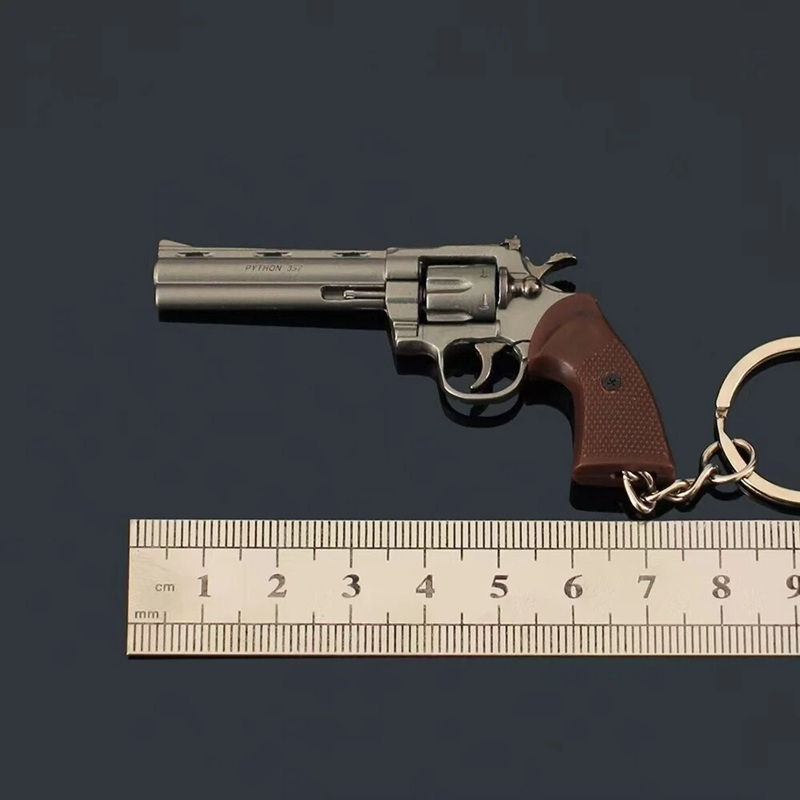 Thumbnail: Mini Revolver Gun Keychain