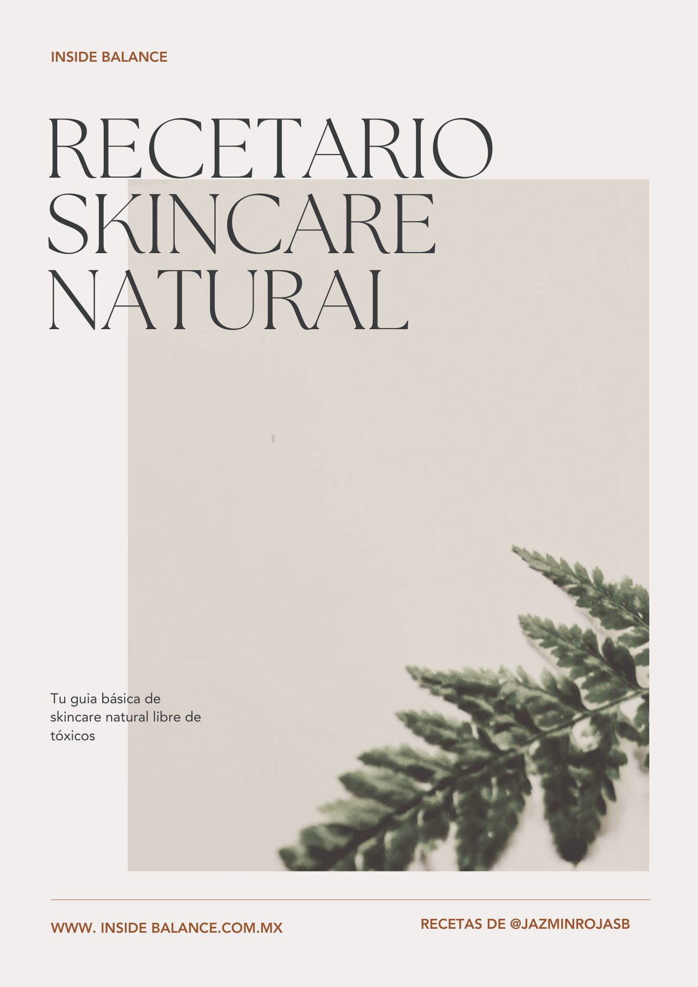 Recetario Skincare natural