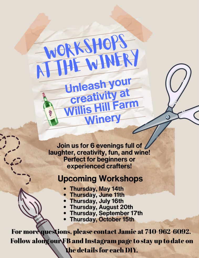 Workshops at the Winery