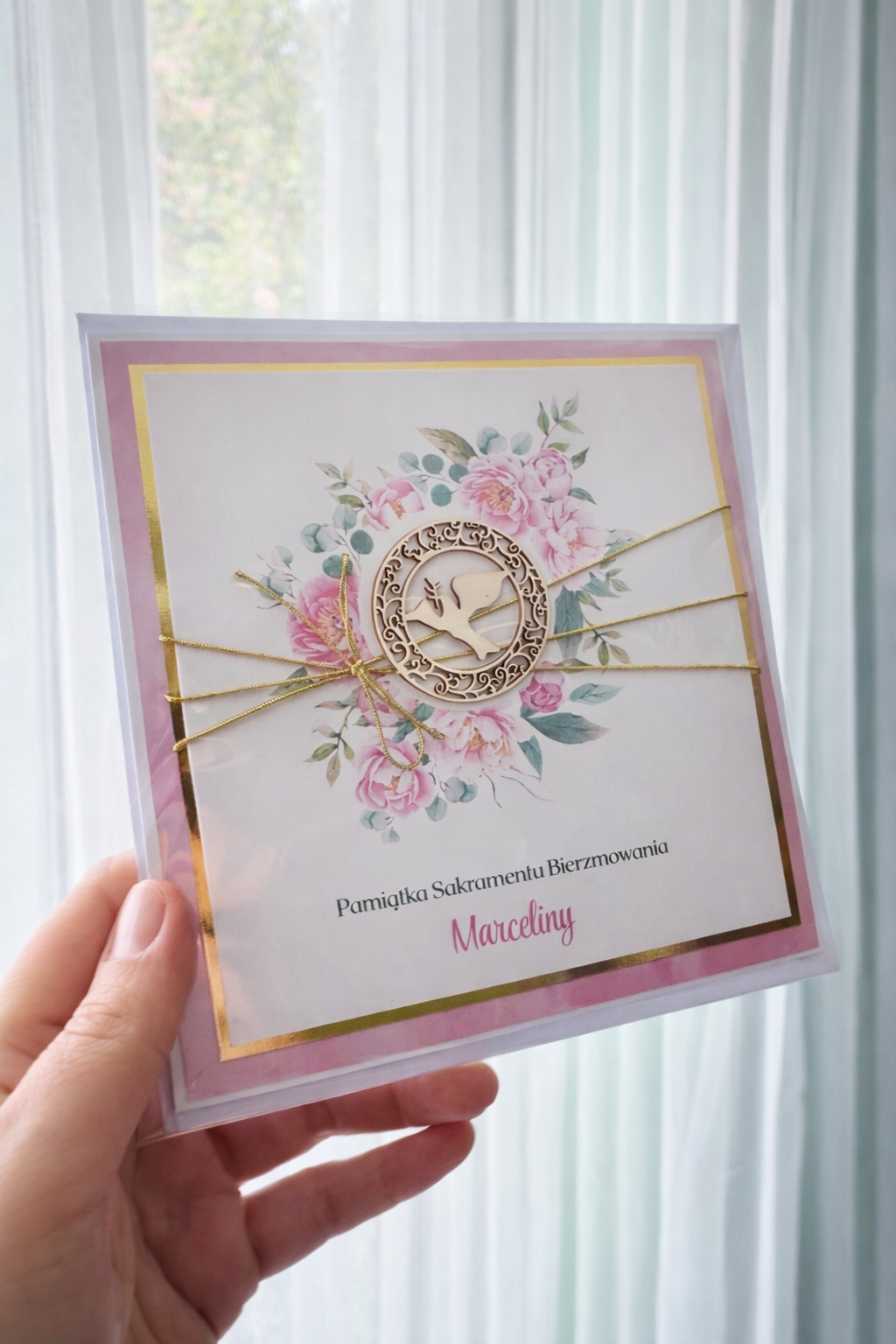 Kartka na chrzest / komunie / bierzmowanie 