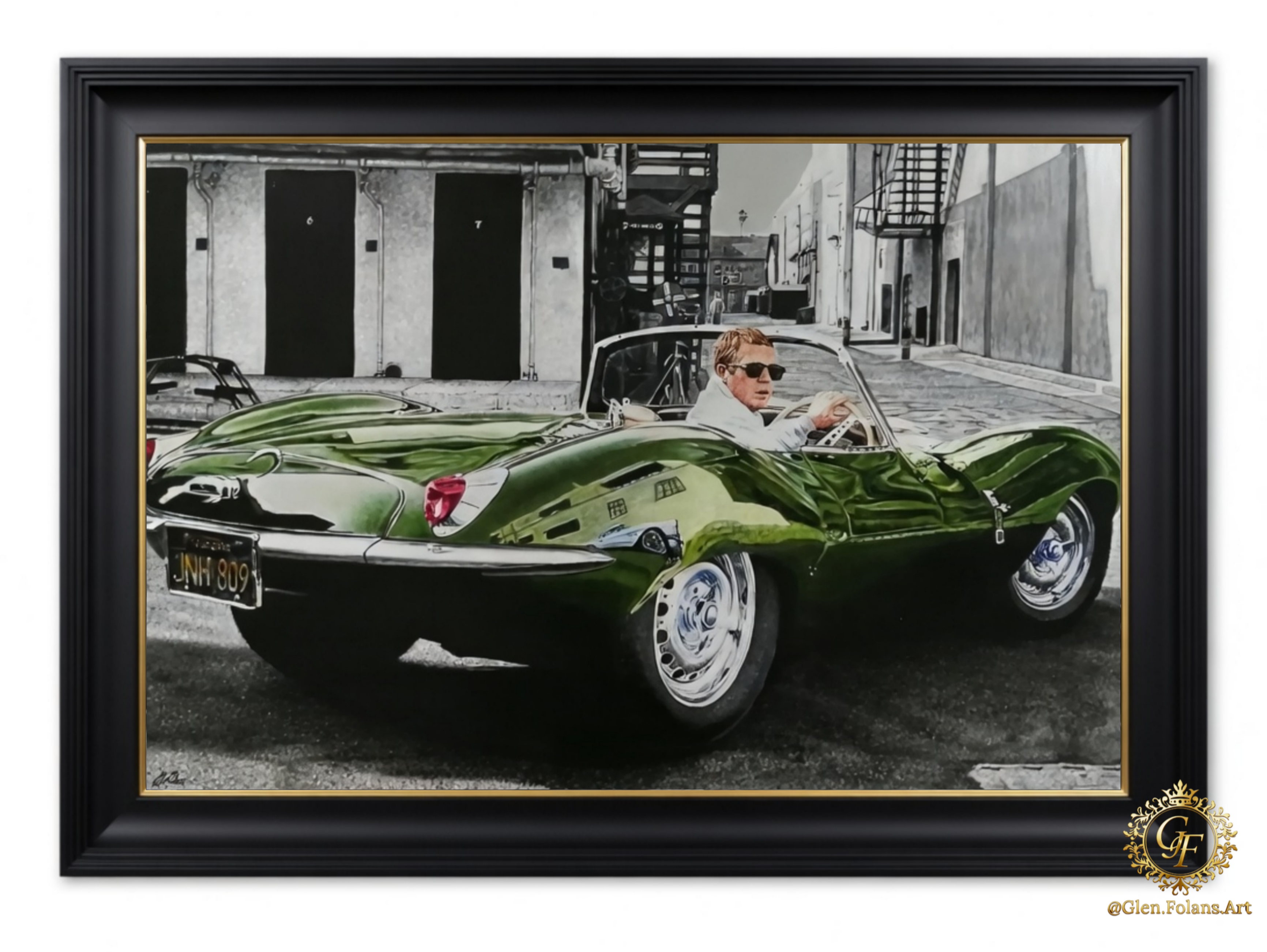 Steve Mcqueen Bullit – Limited Edition Aluminium Print