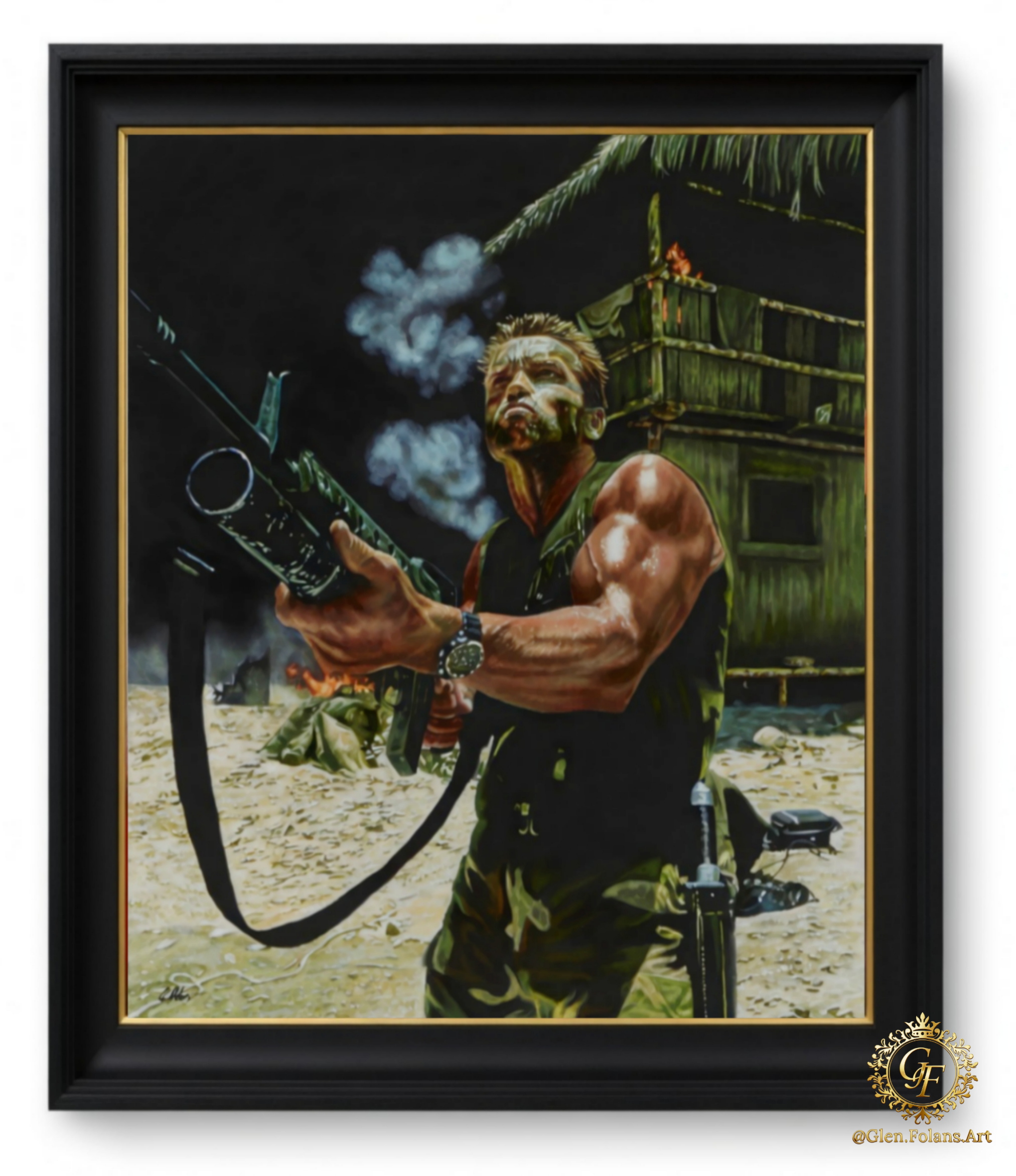 Commando – Limited Edition Aluminium Print