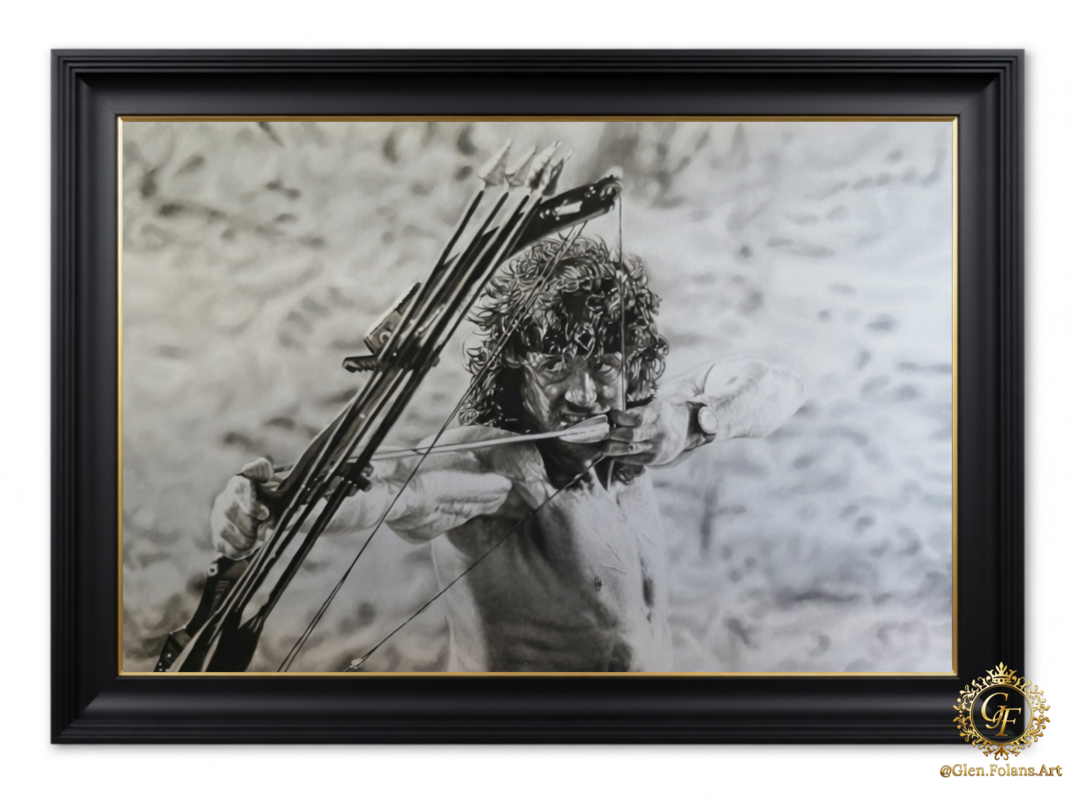 Sylvester Stallone Rambo – Limited Edition Aluminium Print