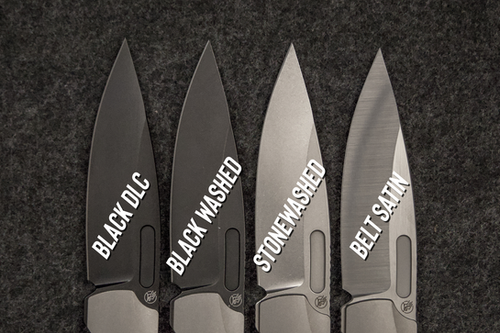 Black washed X Series EDC fixed blade | Griffin Company