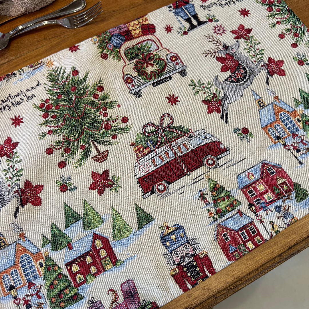 Jogo Americano Gobelin Cortina Dolomiti