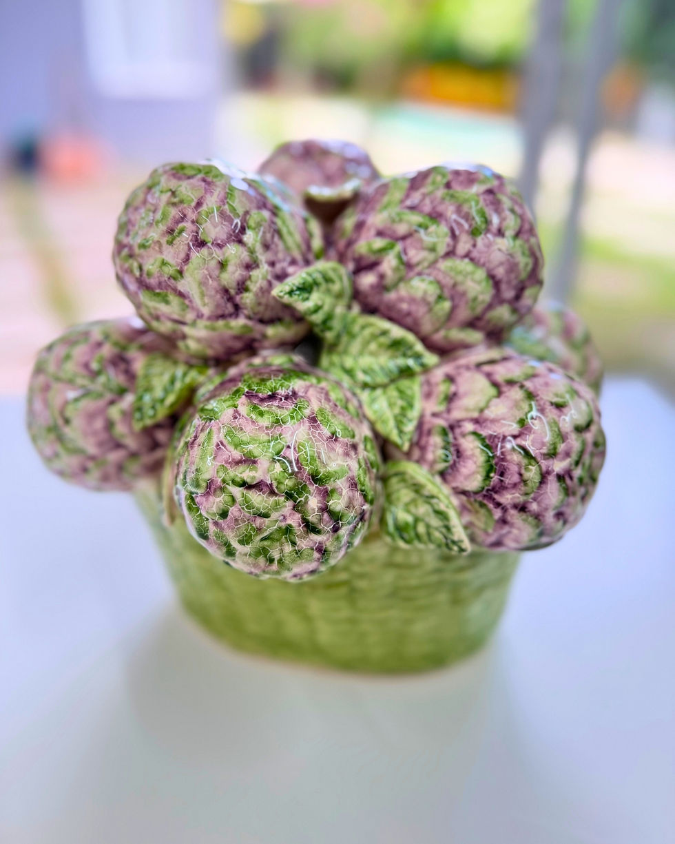 Cesto Decorativo Carciofo di Sicilia