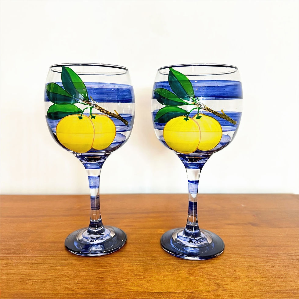 Dupla Taças de Gin Amalfi