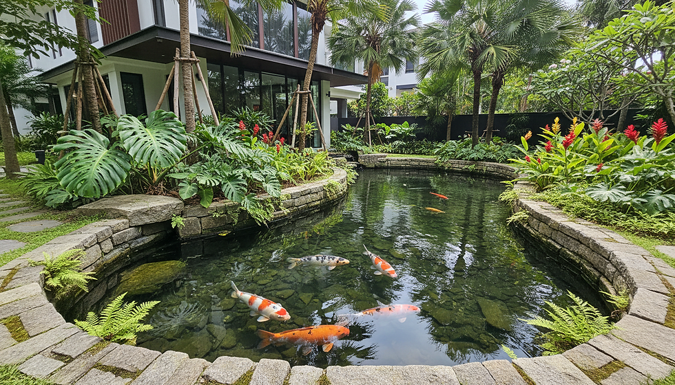 Pond Cleaning Services in Singapore by Ken Landscape Services for Cleaner Healthier Ponds
