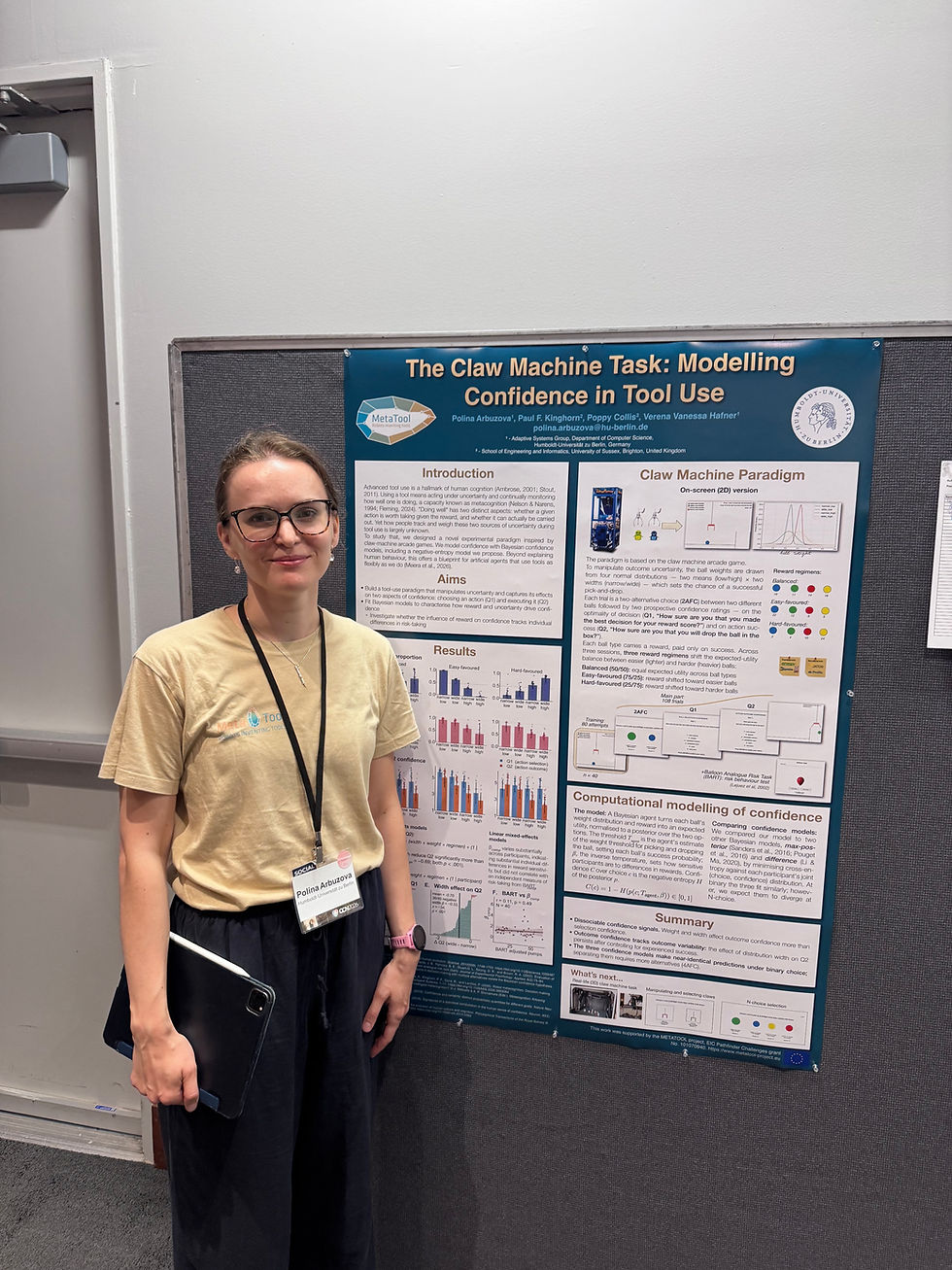 The Claw Machine Task: Modelling Confidence in Tool Use 