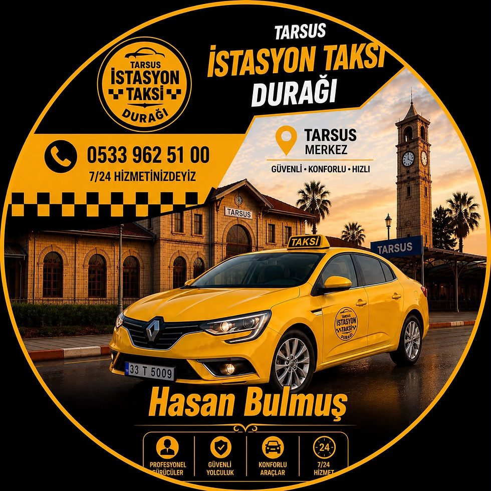 Taxi station logo graphic