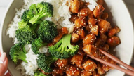 Sesame Chicken and Broccoli