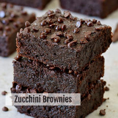 Healthy Zucchini Brownies!
