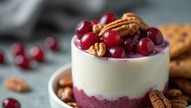 Cranberry Pecan Greek Yogurt Parfait Healthy Recipe and Ingredients Guide