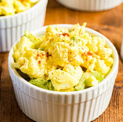 Cauliflower Deviled Egg Salad